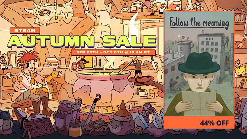 Follow the Meaning Now Available at 44% OFF in Steam Autumn Sale
