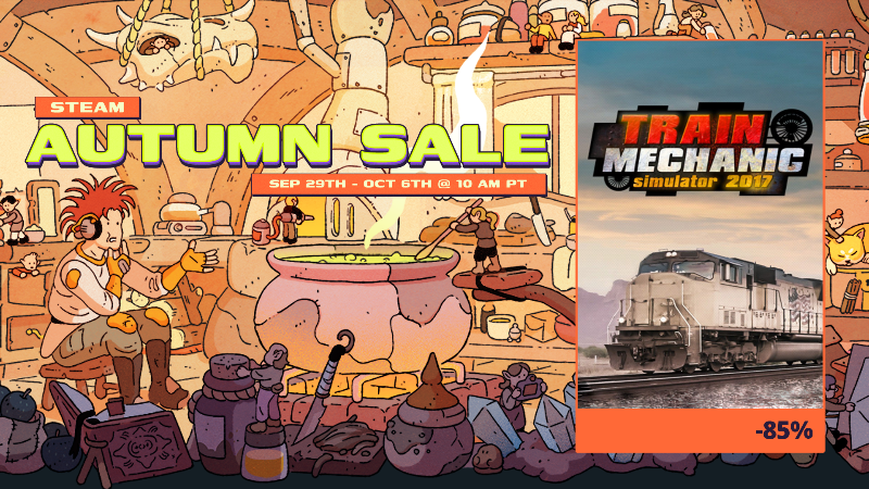 Train Mechanic Simulator 2017 Now Available with Massive Discounts