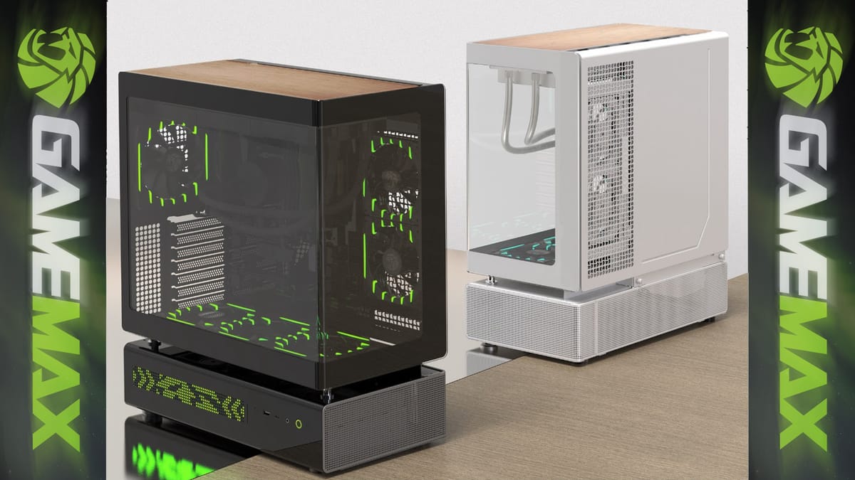GAMEMAX Launches N90 PC Chassis with Dual-Chamber Design and LED Display