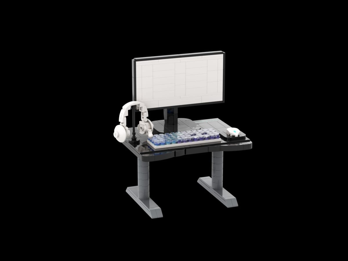 Alienware Introduces LEGO-Inspired Brick Kit Desk for Gamers