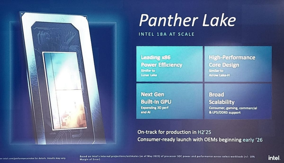 Intel's Panther Lake CPU Leaks: Up to 12 Processors, Four New 'Core Ultra X' Series