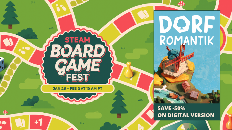 Dorfromantik New Release - 50% Discount on Steam Board Game Fest 2026