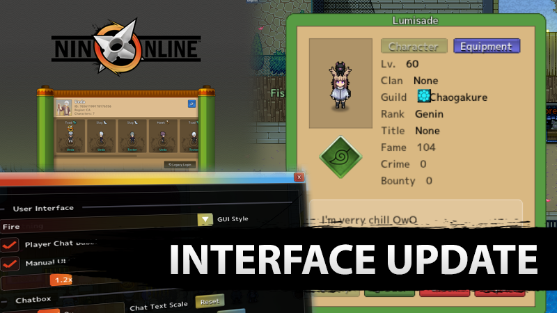 Nin Online Free UI Overhaul & New Content - Press Release (January 31, 2026)