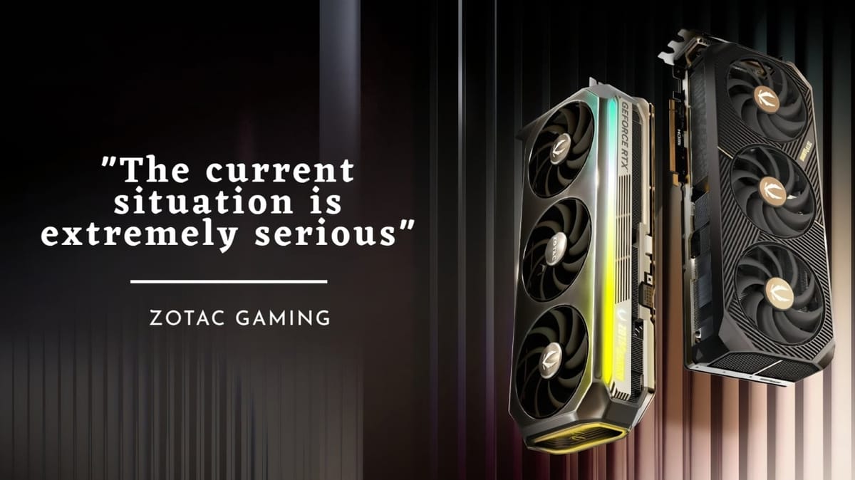 ZOTAC Warns Korean Customers as RTX 50 Series GPU Prices Rise