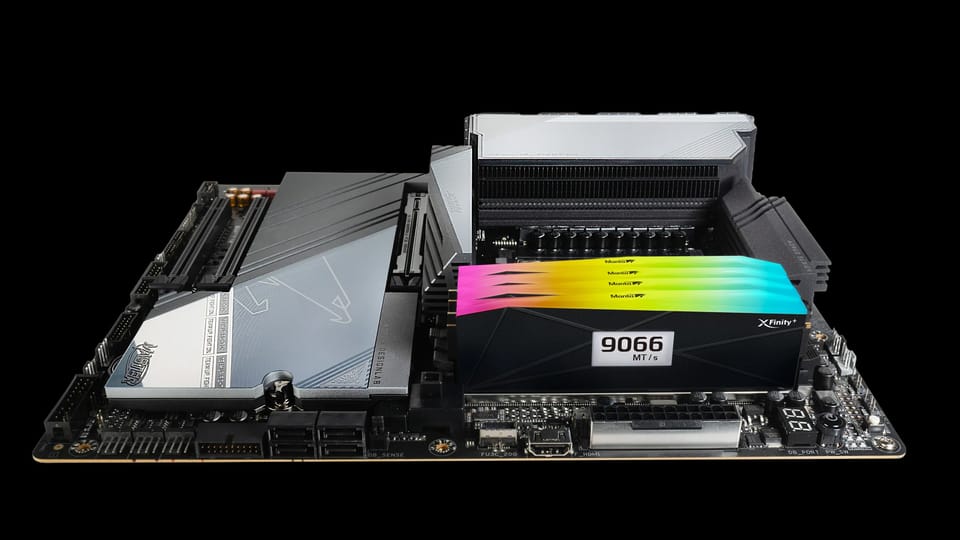V-Color Launches XFinity+ DDR5 Modules with Built-In OLED Display
