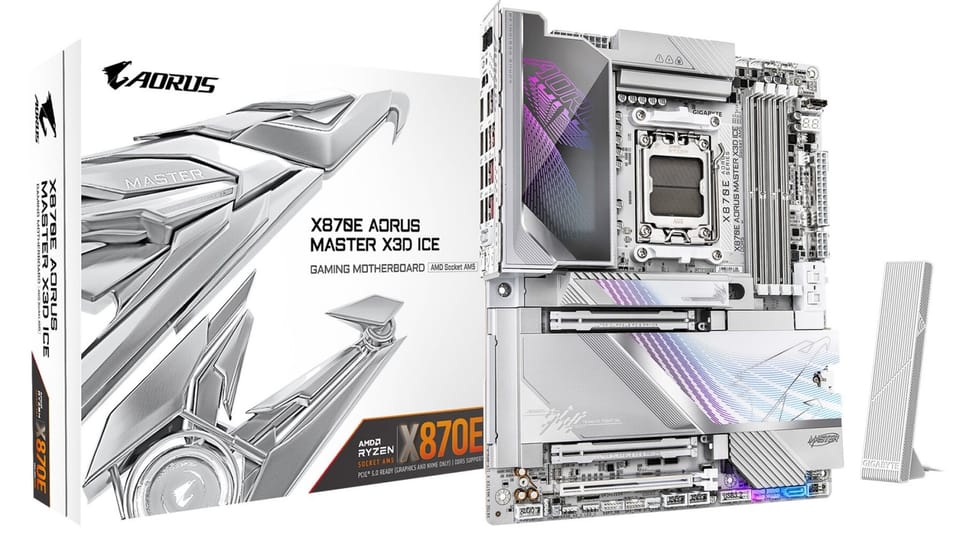 GIGABYTE Launches New X870E AORUS X3D Series Motherboards with X3D Turbo Mode 2.0 and DDR5-9000 Support