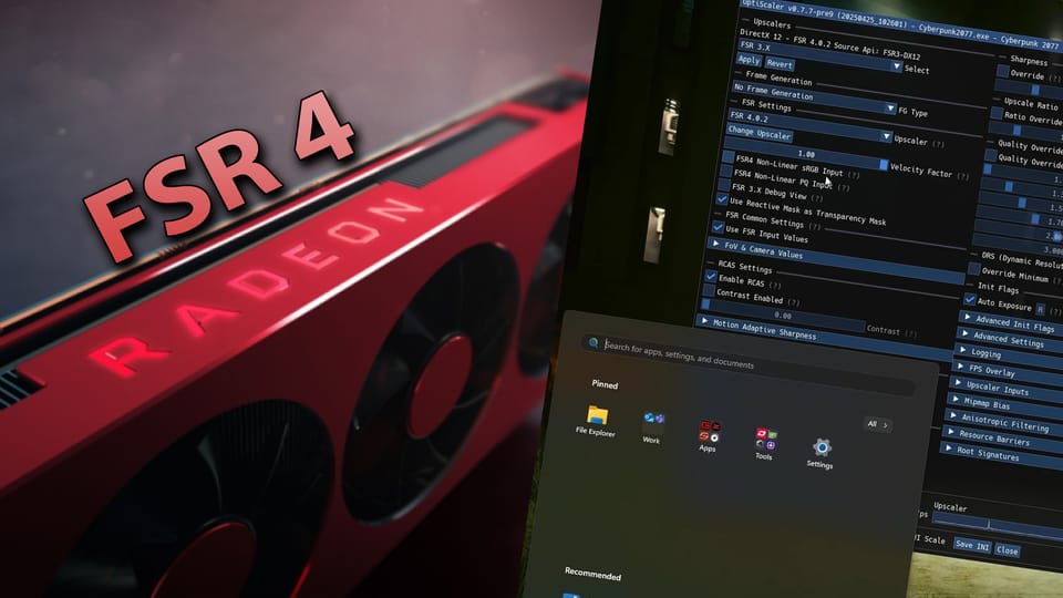 Leaked AMD FSR 4 INT8 Files Help Users Enable FSR 4 on Radeon RX 7000 and Other GPUs