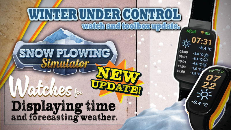 Snow Plowing Simulator Update Brings New Features and Enhancements