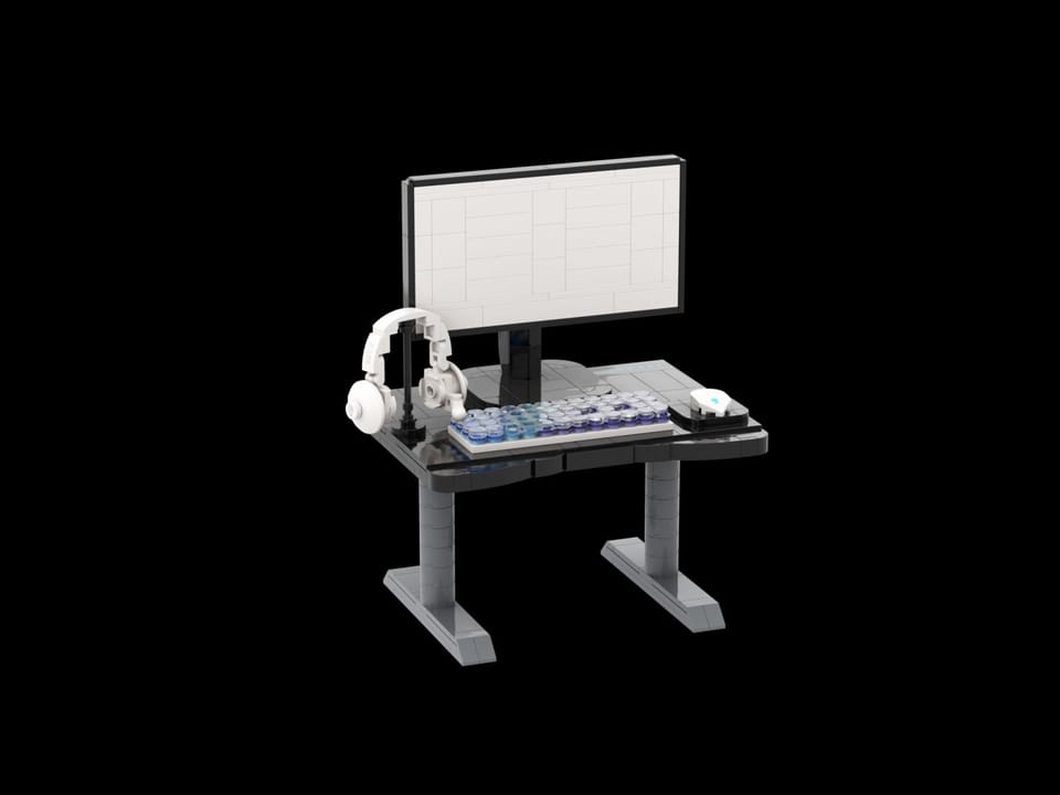 Alienware Introduces LEGO-Inspired Brick Kit Desk for Gamers