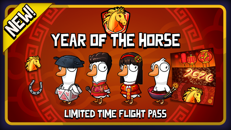 Goose Goose Duck Launches Year of the Horse Flight Pass - Unlimited Premium Passes Now Non-Expiring